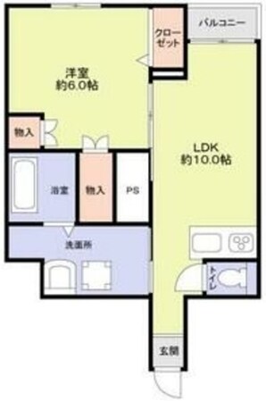 ドエルイン大井町の物件間取画像